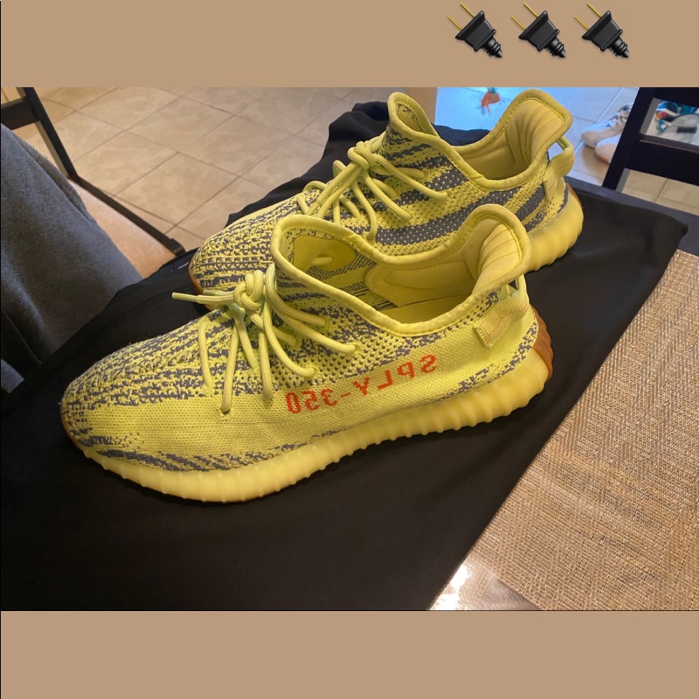 Mens frozen yellow Yeezy